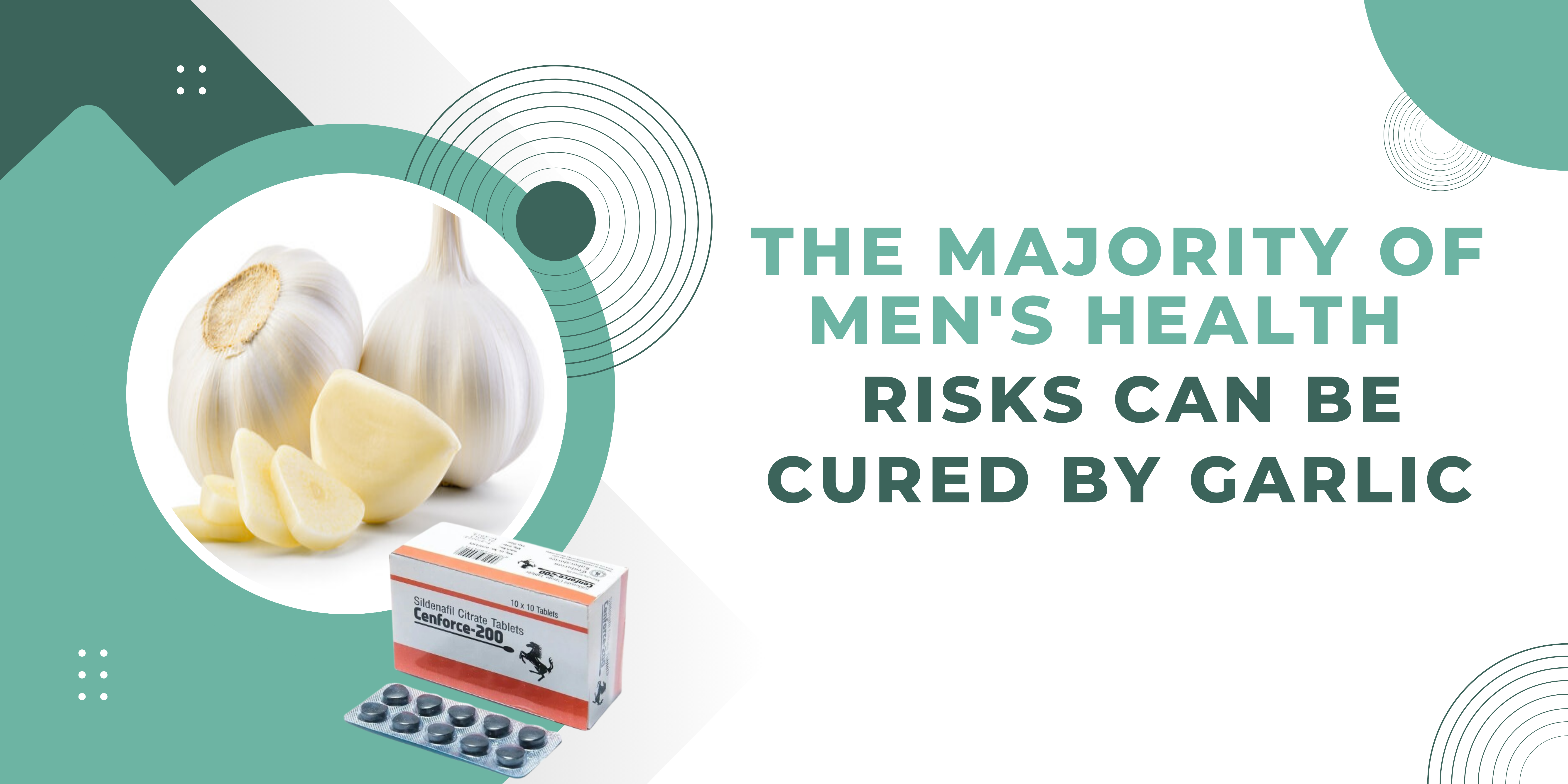 The majority of men’s health risks can be cured by garlic